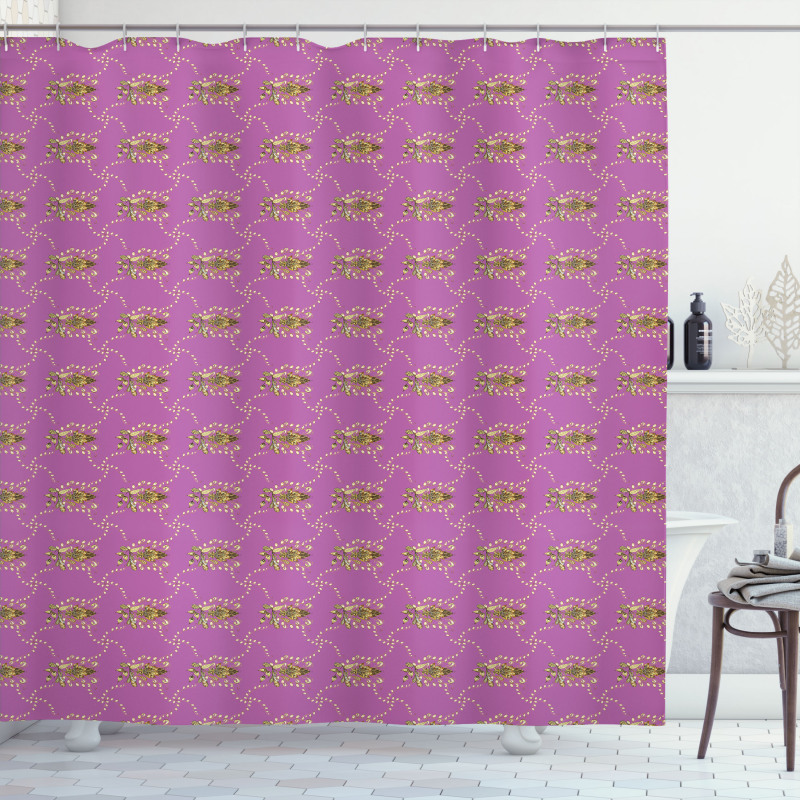 Renaissance Stems Shower Curtain