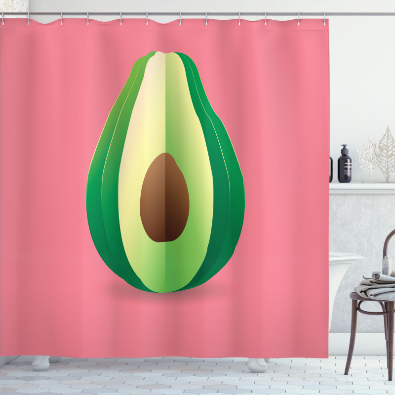 Fresh Healthy Avocado Shower Curtain