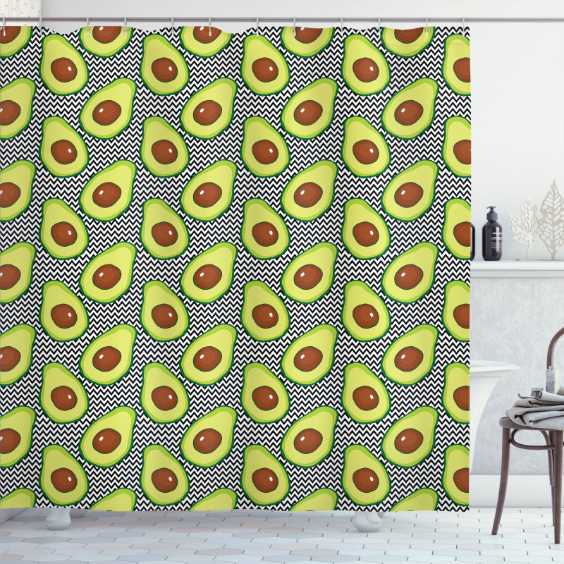 Delicious Vegan Food Shower Curtain
