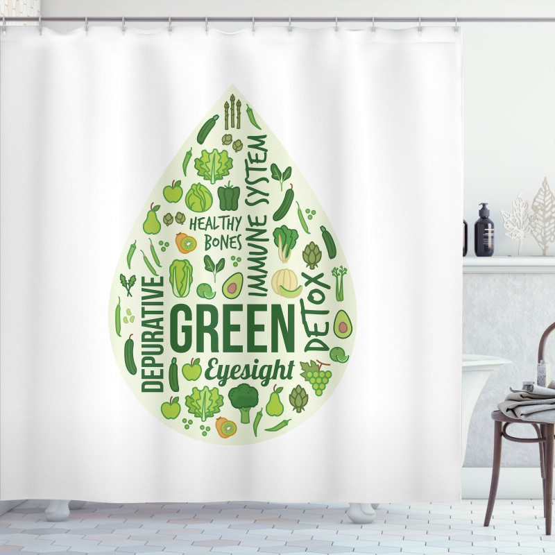 Inspirational Image Shower Curtain