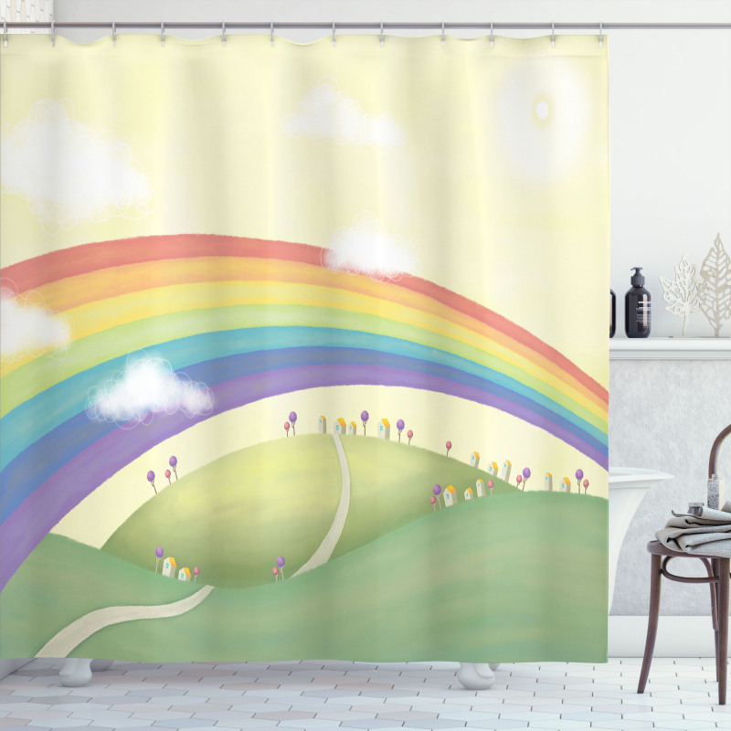 Fairytale Countryside Shower Curtain