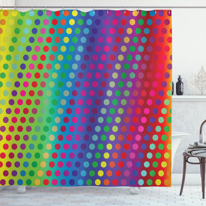 Gradient Shaded Backdrop Shower Curtain
