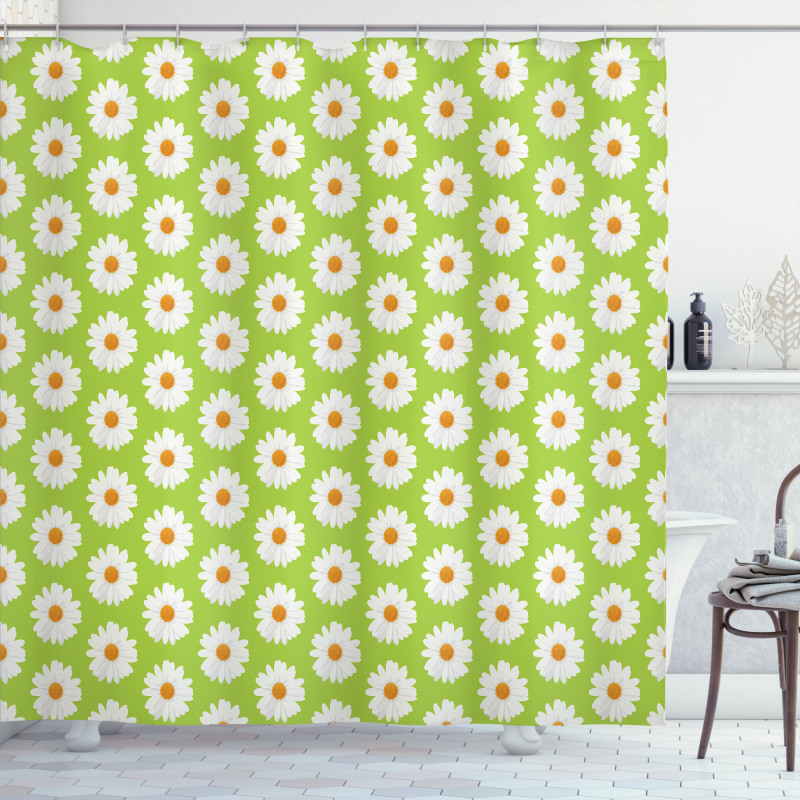 Marguerite Daisies Bloom Shower Curtain