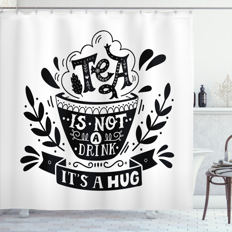Piping Hot Cup of Tea Shower Curtain