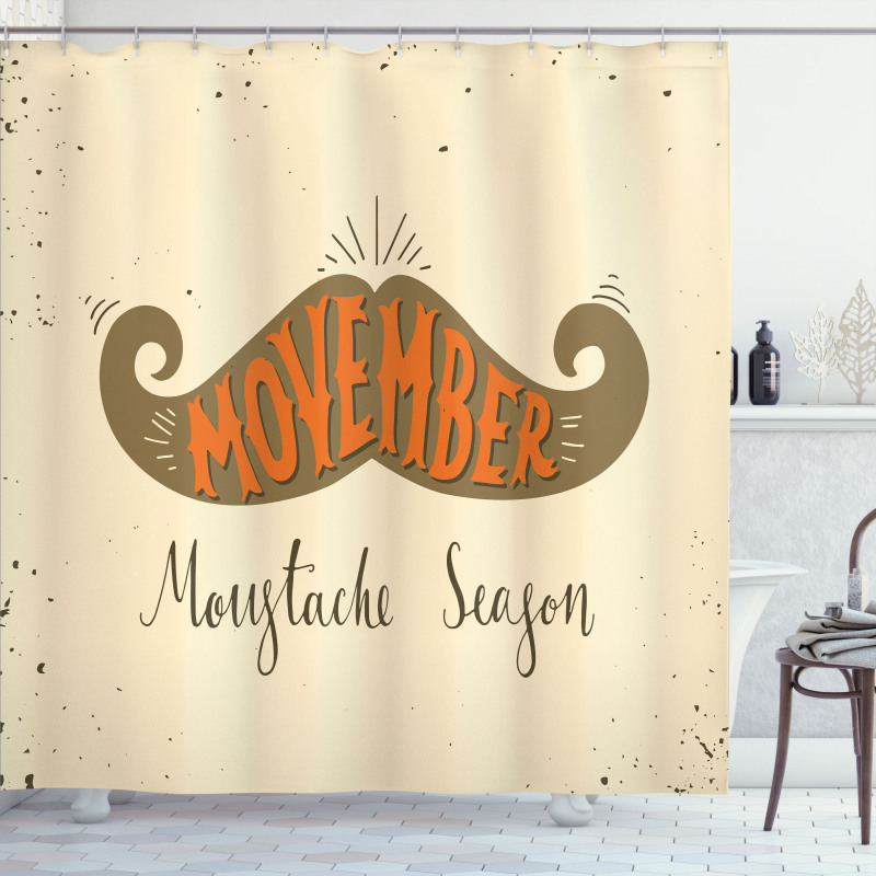 No Shave November Season Shower Curtain