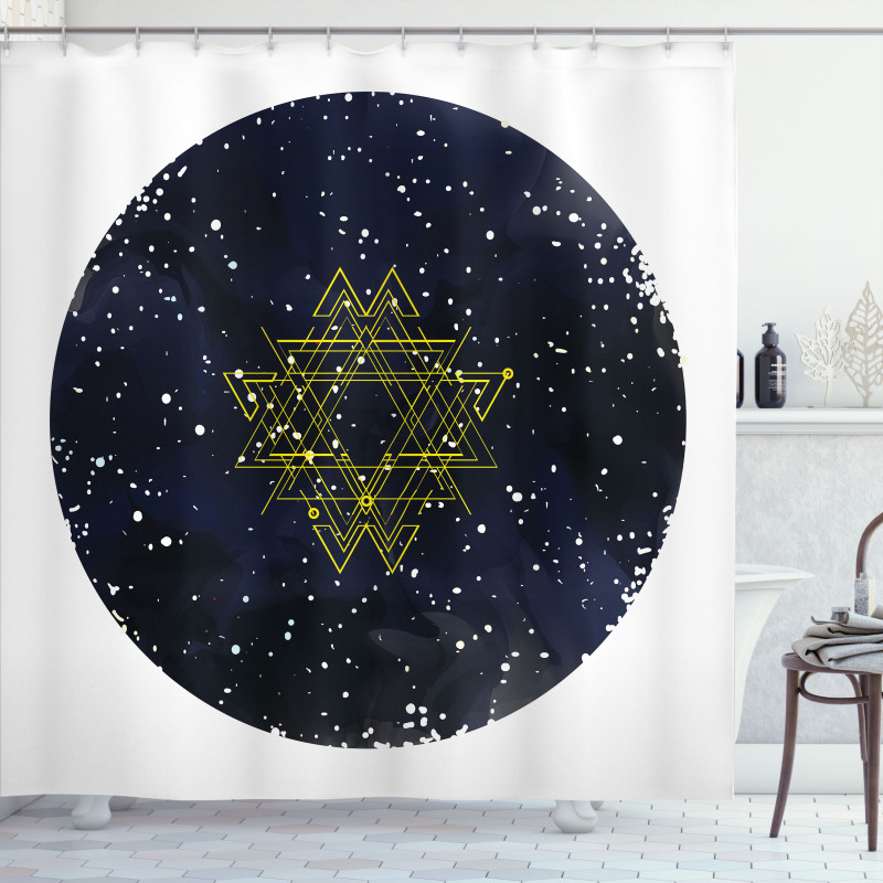 Starry Milky Way Shower Curtain