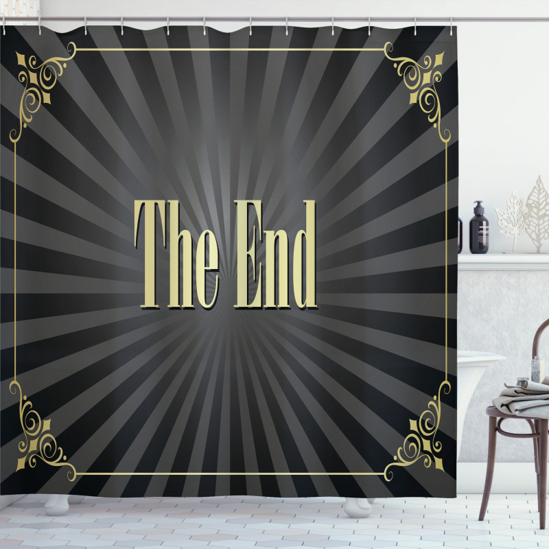 End Scene Shower Curtain