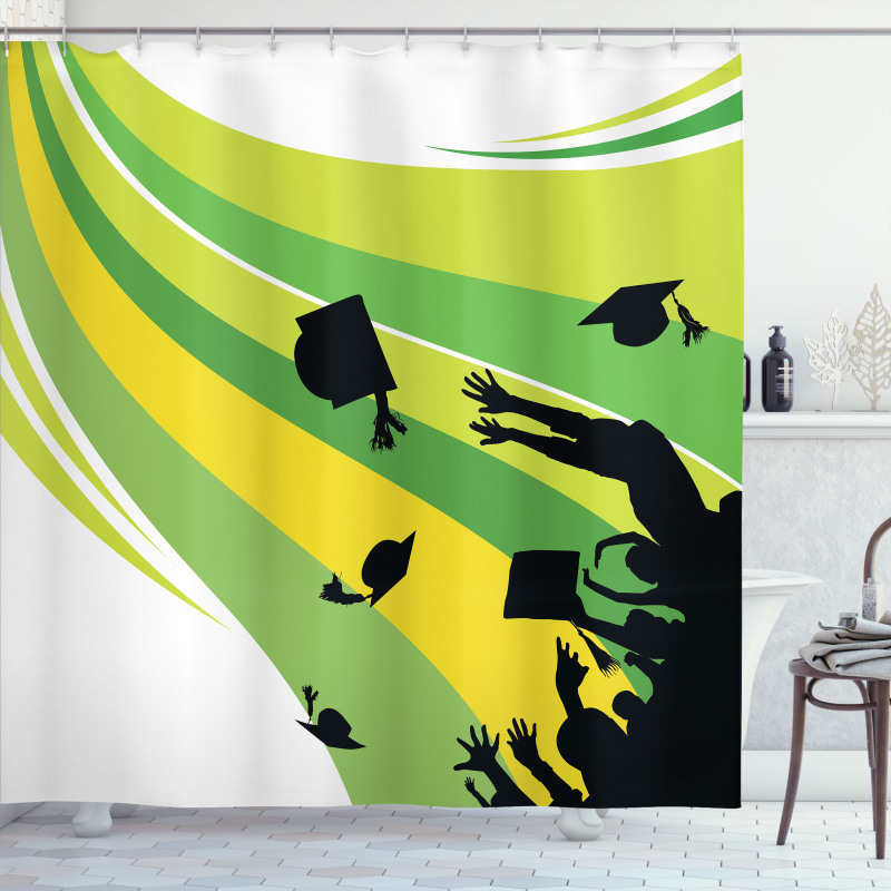 College Graduation Shower Curtain