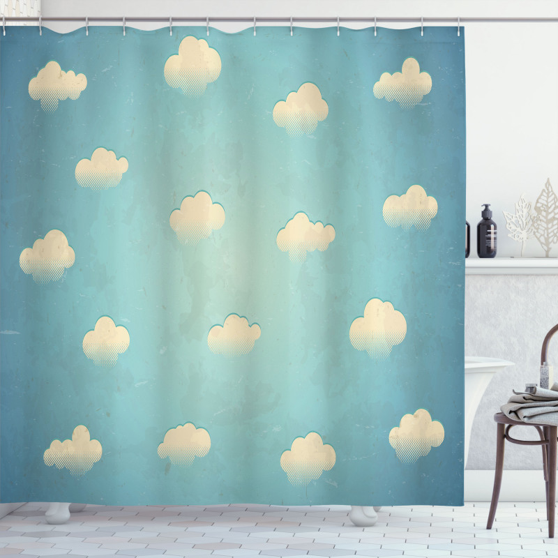 Vintage Weather Design Shower Curtain