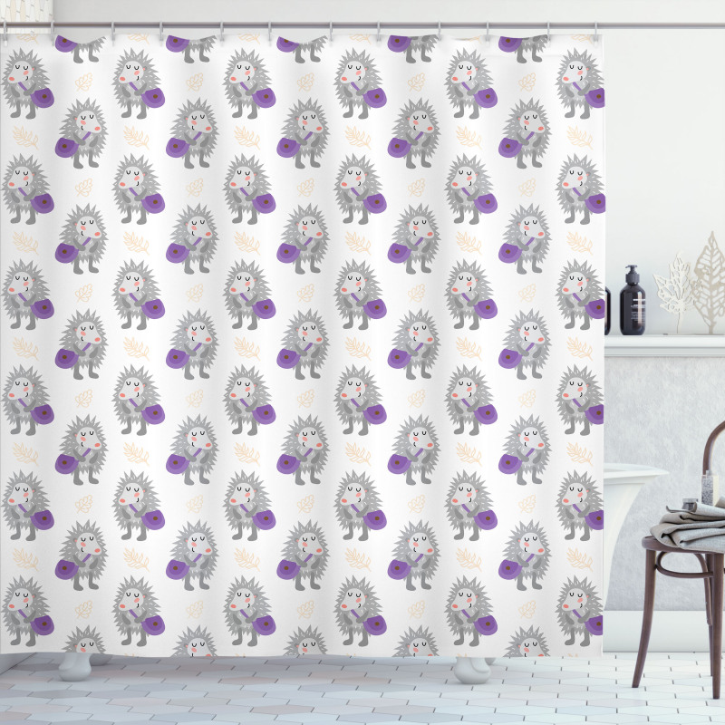 Hipster Animal Pattern Shower Curtain