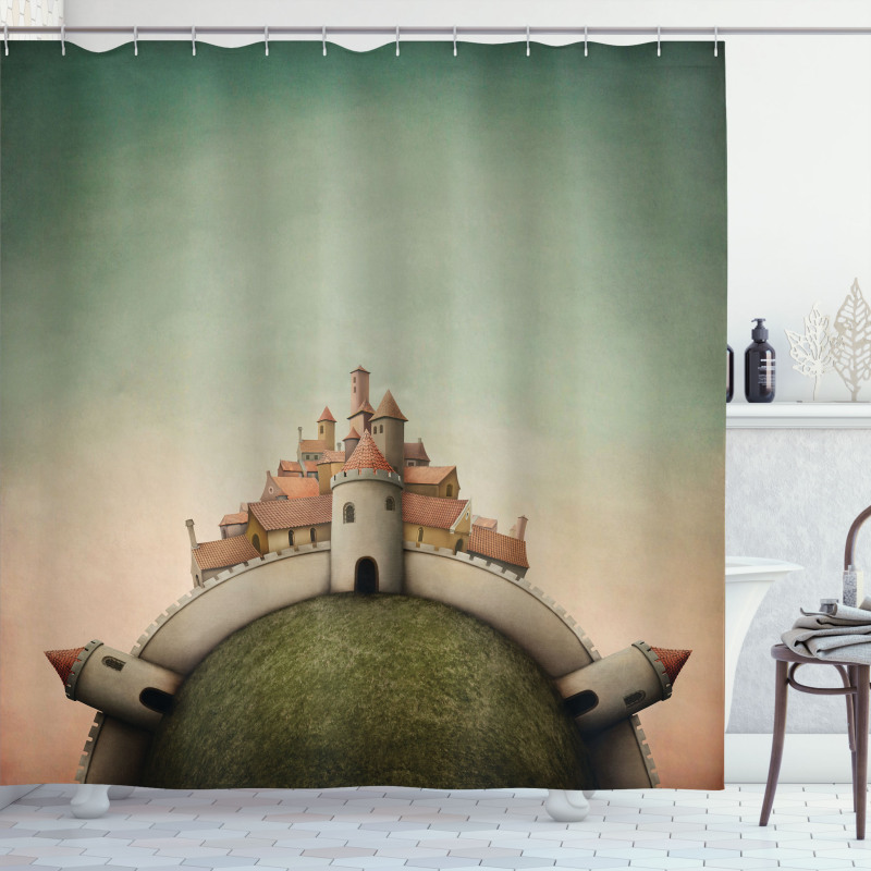 Magic City Design Shower Curtain