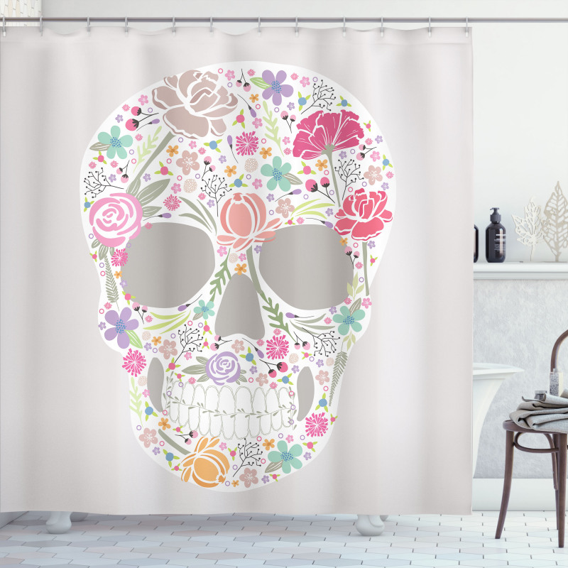 Ornamented Skull Shower Curtain