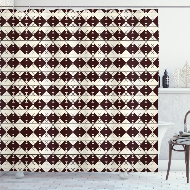 Traditional Pattern Shower Curtain