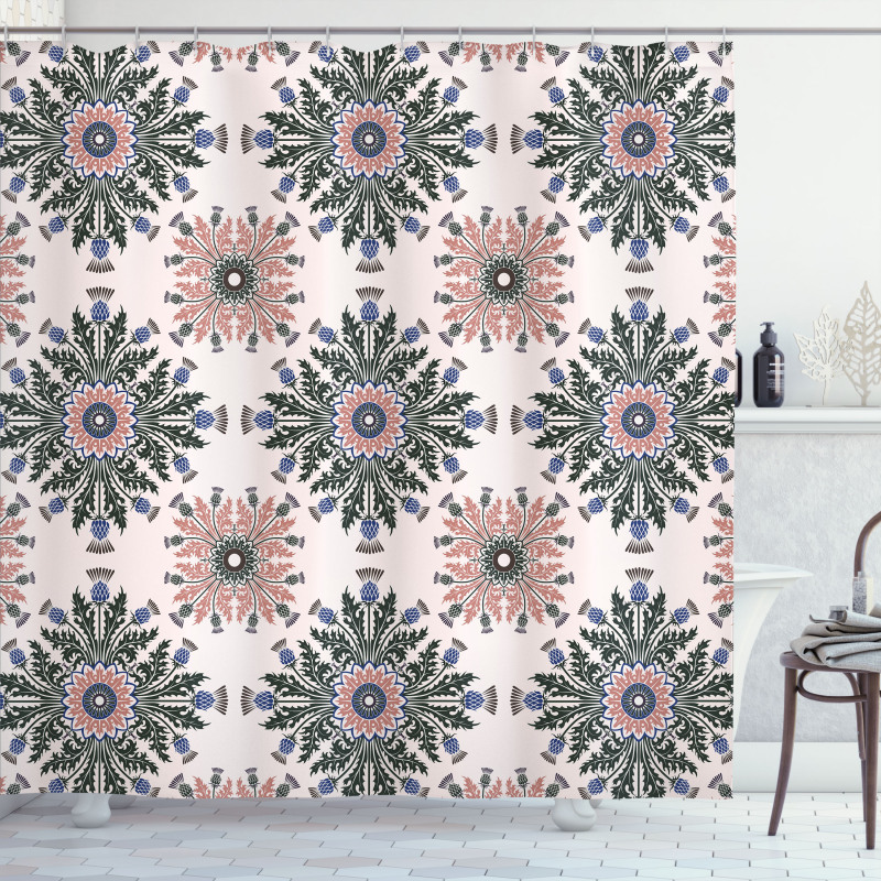 Ornament Print Shower Curtain