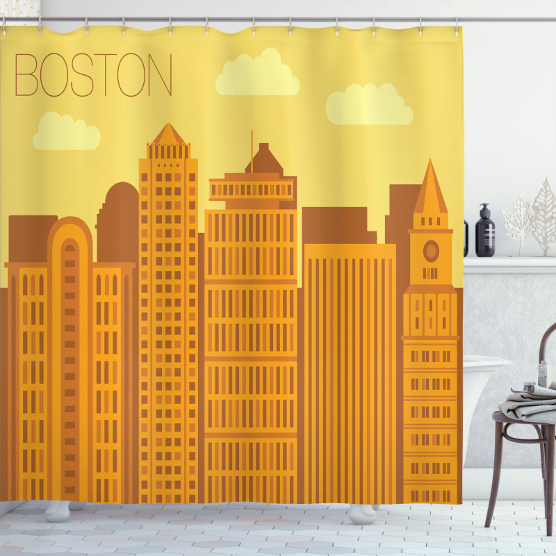 Big City Appearance Shower Curtain