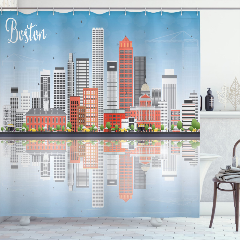 Travel Tourism Concept Shower Curtain