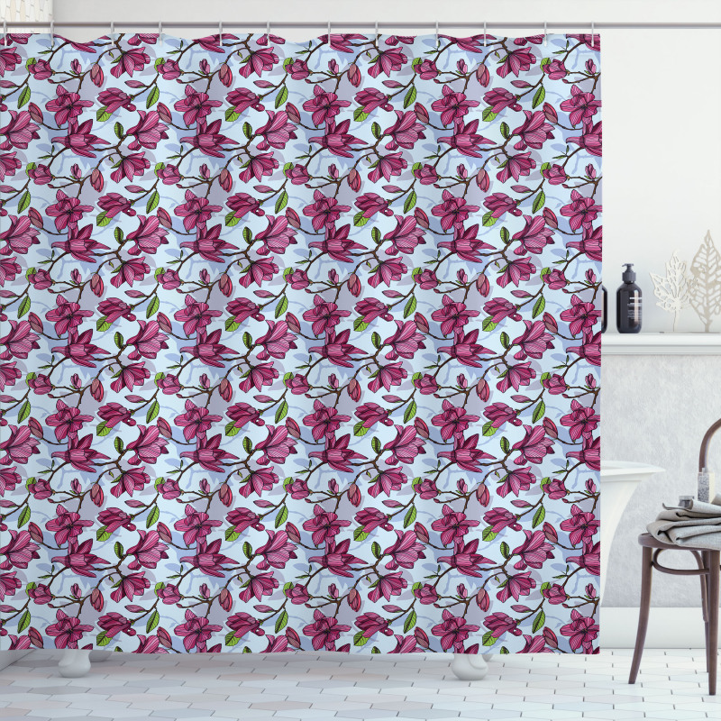 Flowering Branches Shower Curtain