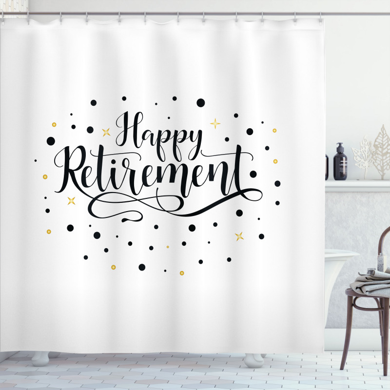 Hand-Written Phrase Shower Curtain