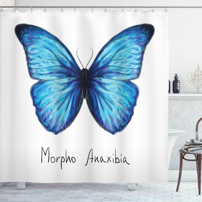Abstract Butterfly Shower Curtain