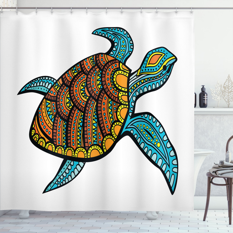 Tropical Pattern Shower Curtain