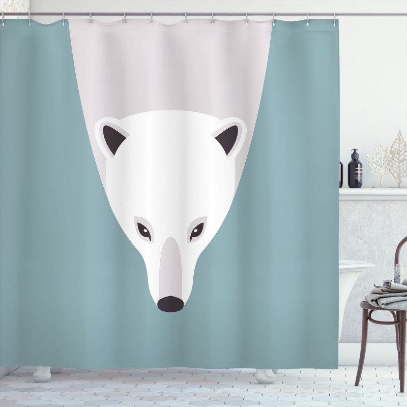 Flat Design Shower Curtain