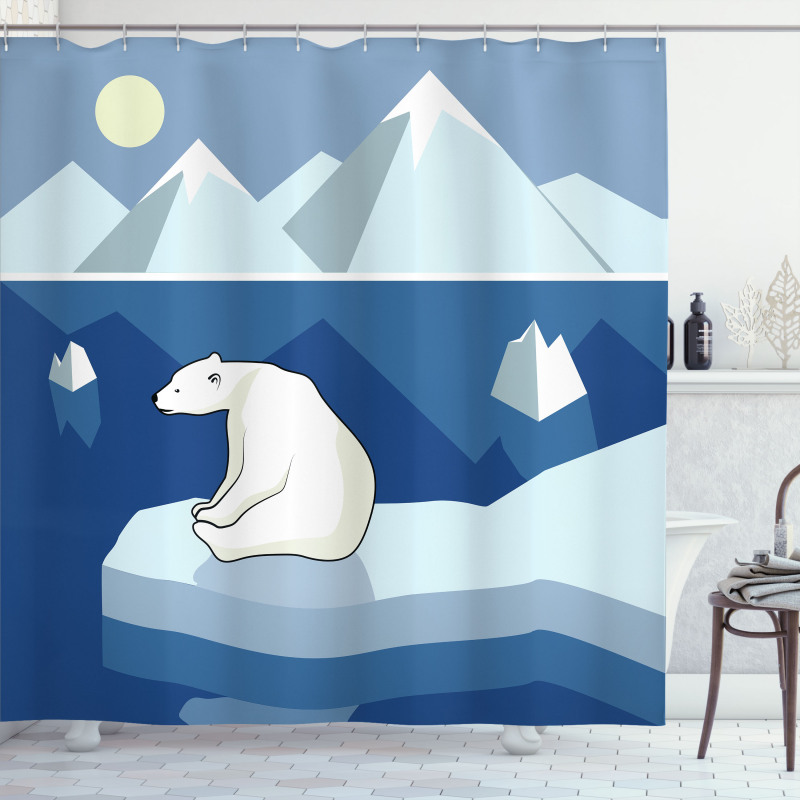 Night Watch Animal Shower Curtain