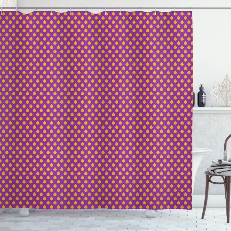 Polka Dot Inspired Pattern Shower Curtain