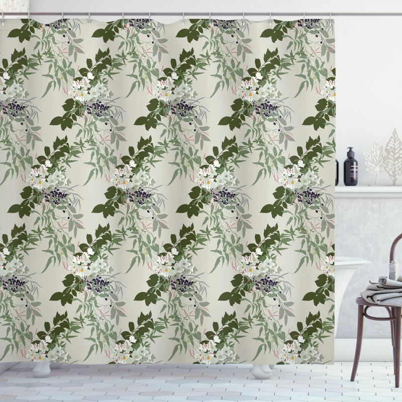 Gardening Art Pastel Shower Curtain