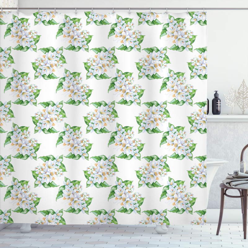 Tender Floral Bouquets Shower Curtain