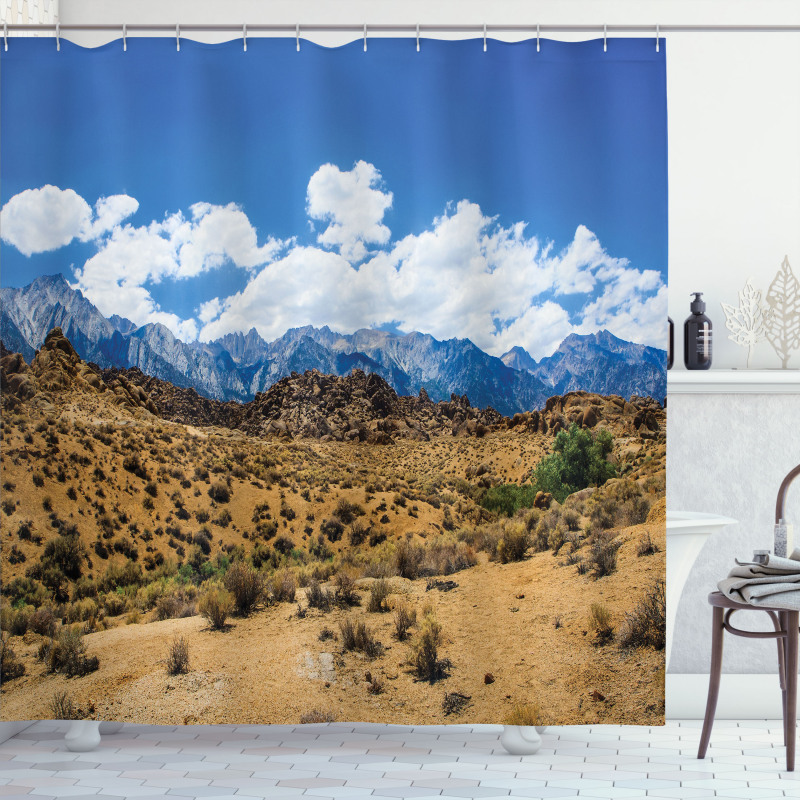 Barren Lands Landscape Shower Curtain