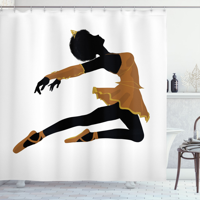 Ballerina Tutu Pointe Shower Curtain