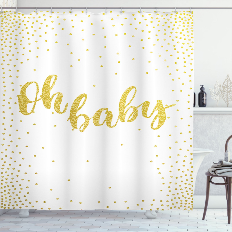 Sparsed Dot Shower Curtain