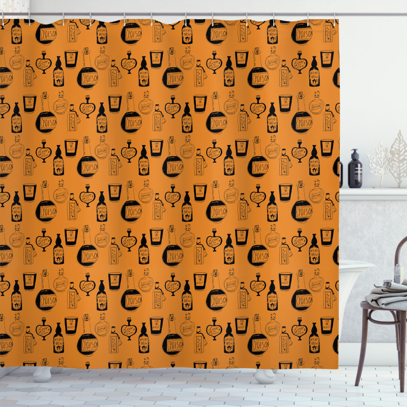 Halloween Potions Shower Curtain
