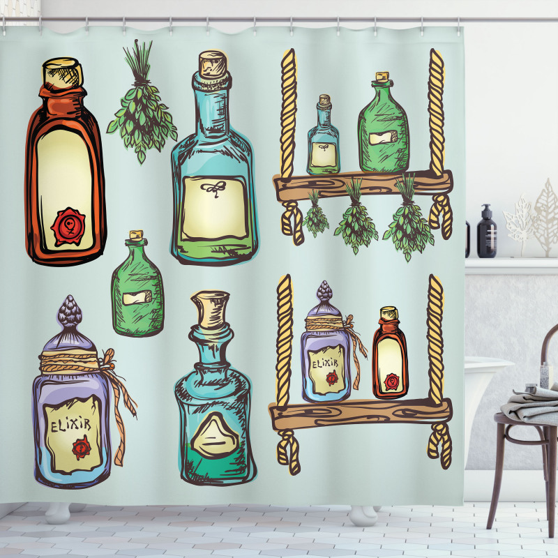 Alchemy Magic Elixir Shower Curtain