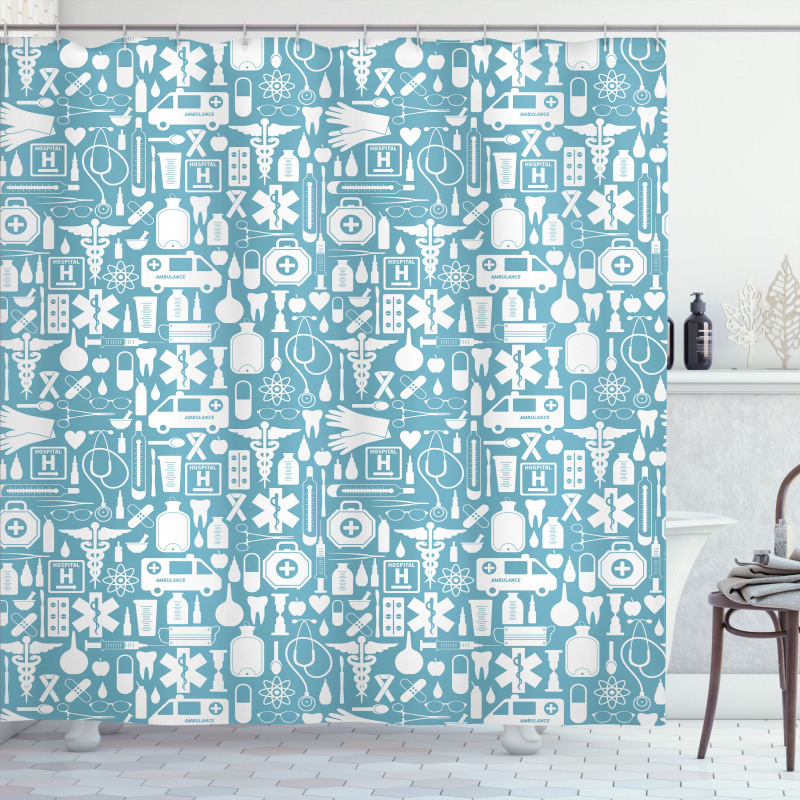 Medication Health Shower Curtain