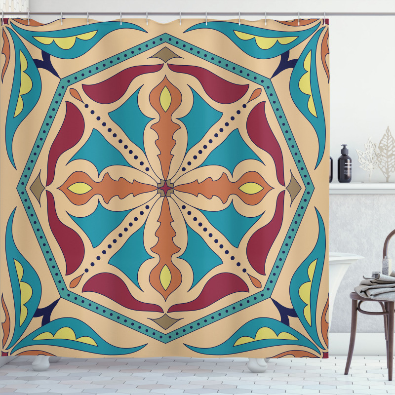 Azulejo Talavera Shower Curtain