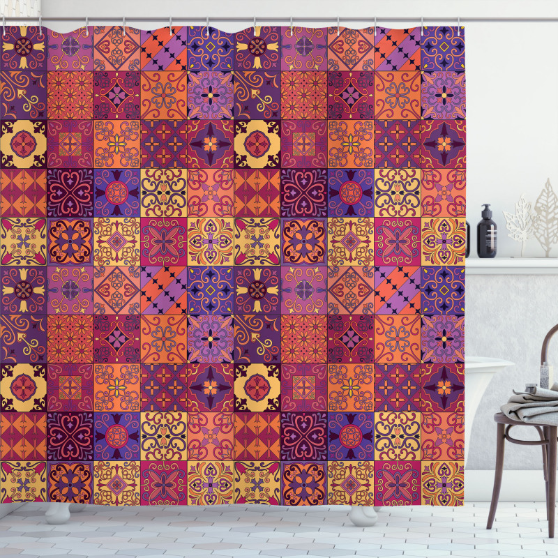 Azulejo Mosaic Shower Curtain