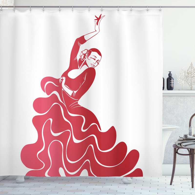 Flamenco Performance Shower Curtain