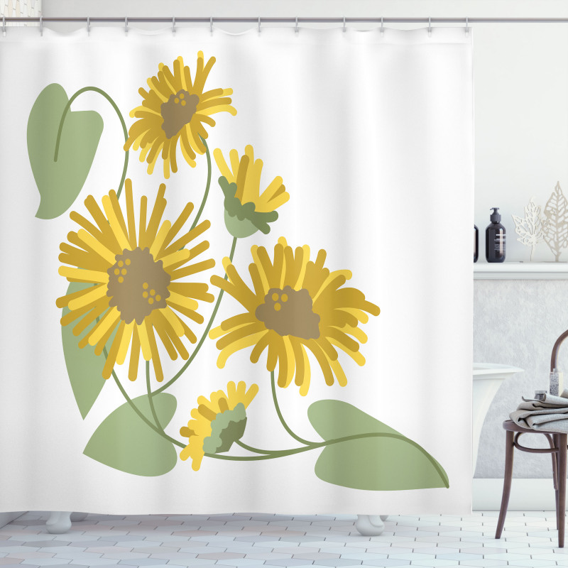 Bedding Plants Artwork Shower Curtain