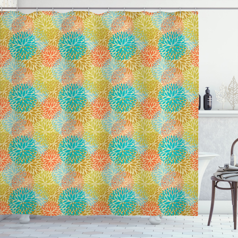 Thriving Floral Fields Shower Curtain