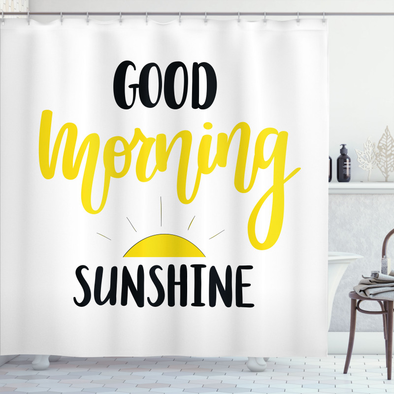 Morning Sunshine Shower Curtain