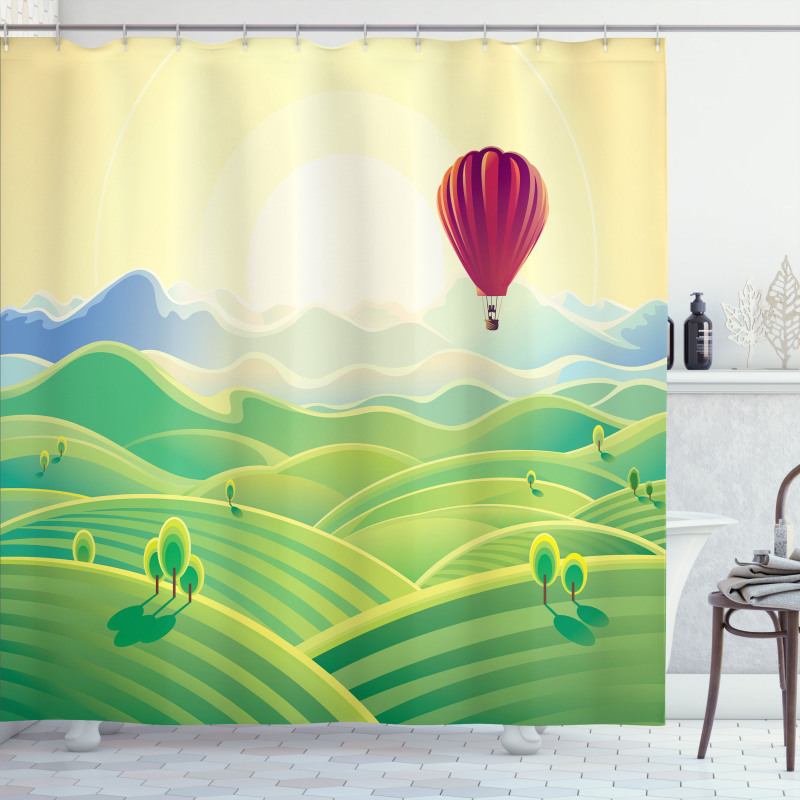 Peaceful Summer Field Shower Curtain