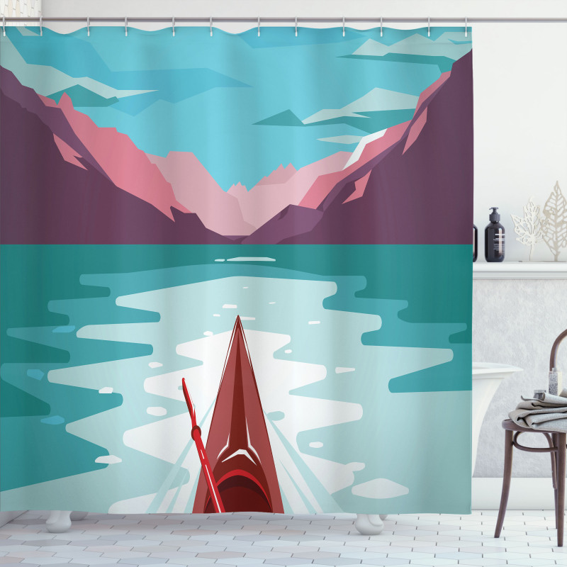 Kayak Adventure Shower Curtain