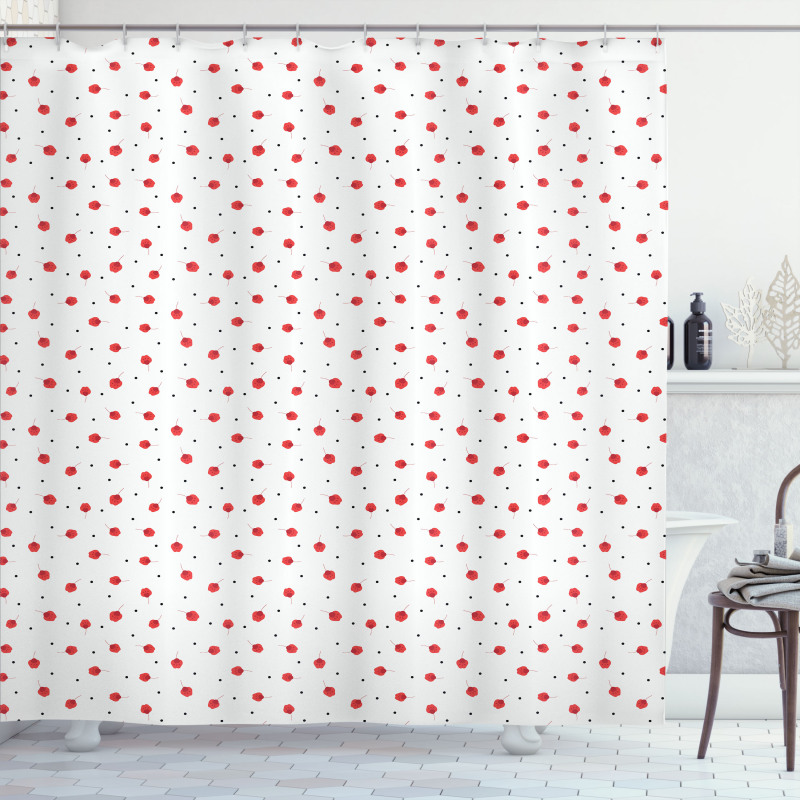 Calico Style Bloom Shower Curtain