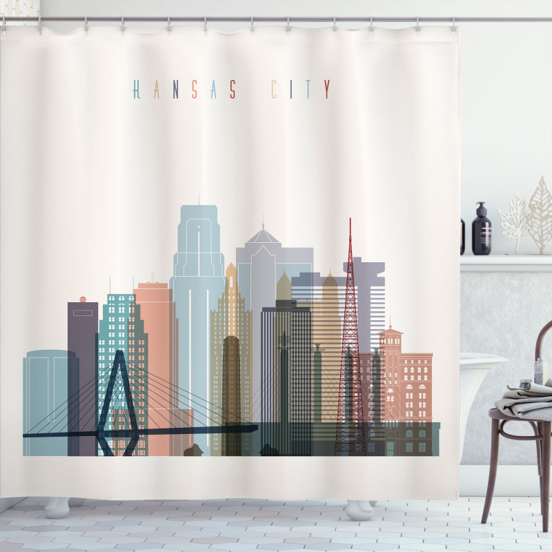 Missouri Landmarks Shower Curtain