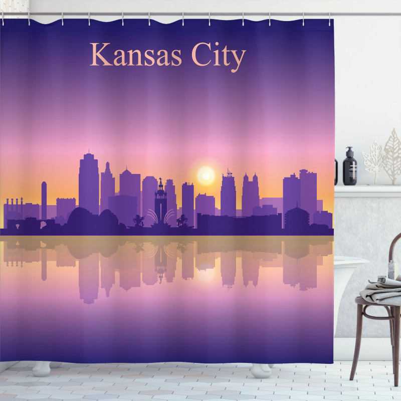 Downtown Cityscape Shower Curtain