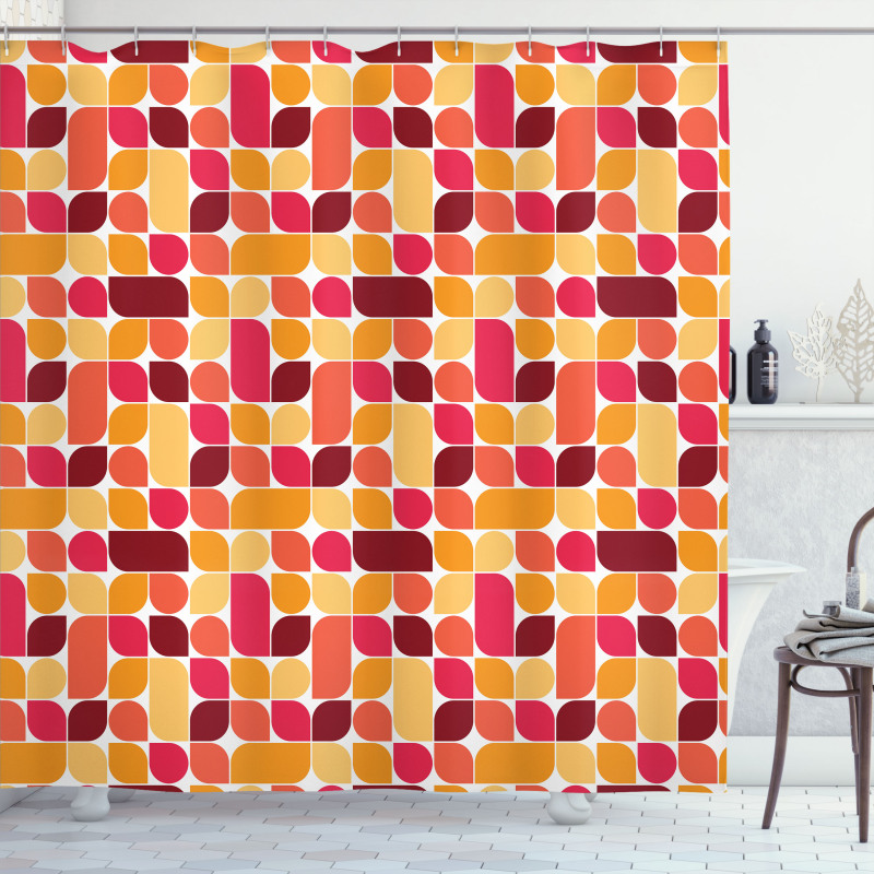 Bauhaus Geometric Retro Shower Curtain