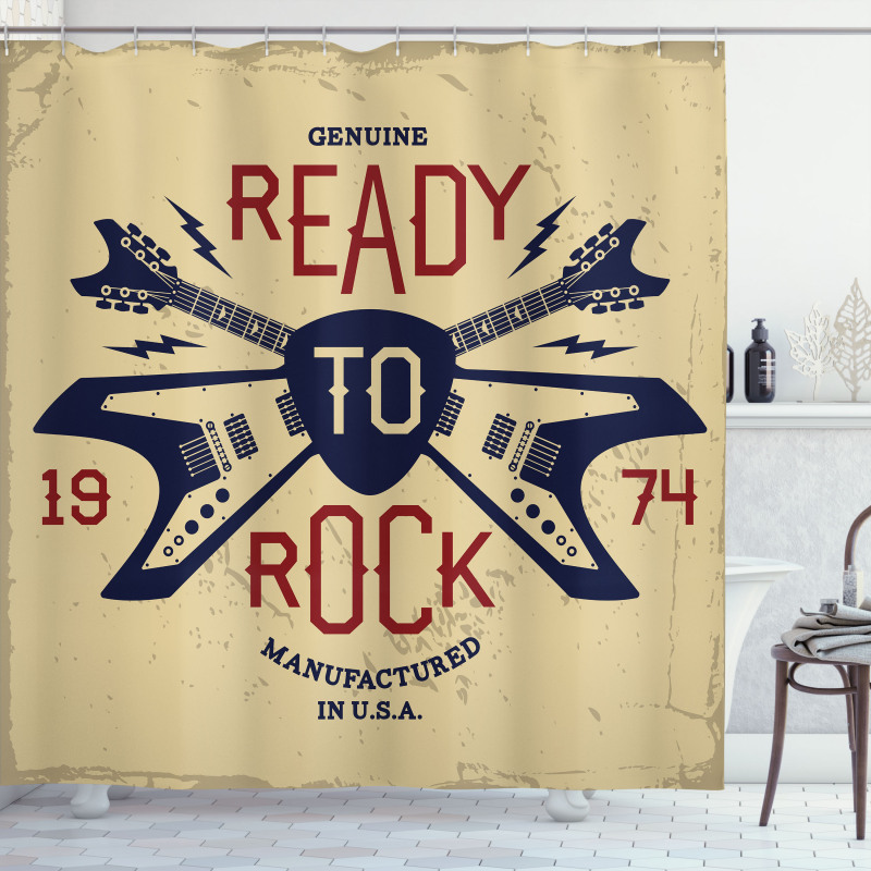 Ready to Rock Shower Curtain
