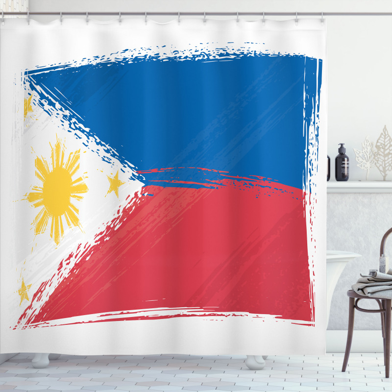 National Flag Shower Curtain