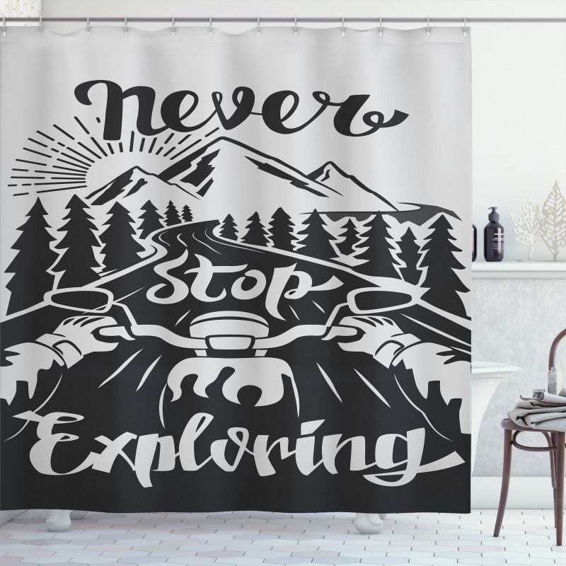 Road to the Mountains Shower Curtain
